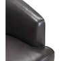 CLOSEOUT! Trentley Leather Accent Scoop Chair
