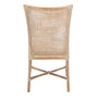 Chiara Rattan Accent Chair with Cushion, Set of 2