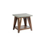 Brookside Cement-Top Wood End Table