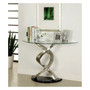 Marisa Glass Top Console Table