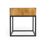 Brixton Iron and Wood End Table