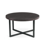Yukon 36" Round Coffee Table with Four Stools