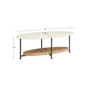 Beaumont 2 Tier Oval Coffee Table