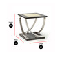 Ramsey 24" Wood and Metal End Table