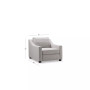 Garcelle 35" Stain-Resistant Fabric Chair