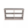 Hampton Sofa Server Table with Shelves