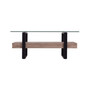 Oran Farmhouse Cocktail Table with Shelf