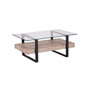 Oran Farmhouse Cocktail Table with Shelf