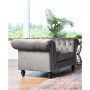 Abbyson Grand Chesterfield Armchair