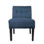 Samantha Button Tufted Upholstered Accent Chair