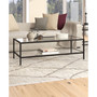Hera 54" Coffee Table with Shelf