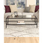 Hera 54" Coffee Table with Shelf