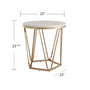 Lunia Faux Stone Round Coffee Table