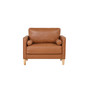 39.8"W Faux Leather Upholstered Morris Chair