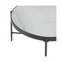 Carlo Round Coffee Table with Marble Top