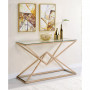 Triala Glass Top Console Table