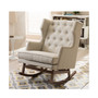 Bethany Light Beige Rocking Chair