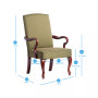 Derby Gooseneck Arm Chair