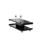 La Casa Modern Euro Coffee Table with Remote LED Light