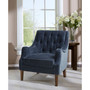 Qwen 29" Fabric Button Tufted Accent Chair