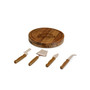 Harry Potter Quidditch Acacia Circo Cheese Cutting Board Tools Set, 5 Piece