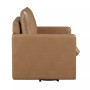 Mira 34.5" Faux Leather Swivel Chair