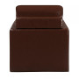 Mira 34.5" Faux Leather Swivel Chair