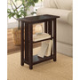 Mission 2 Shelf End Table, Espresso