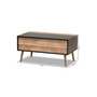 Jensen Modern and Contemporary Wood Lift Top Coffee Table with Storage Compartment
