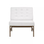 Ashlar Bonded Leather Modern Decorative Accent Chair