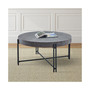 Morgan 36" Round Laminate Iron Cocktail Table