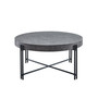 Morgan 36" Round Laminate Iron Cocktail Table