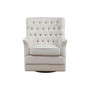 Mathis 29.5" Fabric Swivel Glider Chair