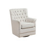 Mathis 29.5" Fabric Swivel Glider Chair