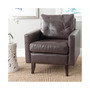 Olden Faux Leather Accent Chair