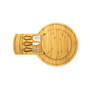 Bamboo Multi-Level Cheese Board Set with 3 Tools, 6 Piece