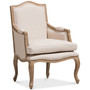 Kempler Wood Traditional French Accent Chair