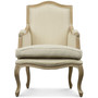 Kempler Wood Traditional French Accent Chair