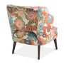 Simon Armless Floral Mod Chair