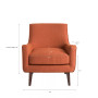 Flint Fabric Accent Chair