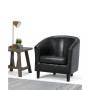 Westbrook Faux Leather Tub Chair
