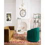 London Pleated Swivel Chair