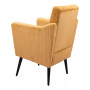32" Wood, Polyester Bastille Boho Chic Accent Chair