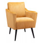 32" Wood, Polyester Bastille Boho Chic Accent Chair