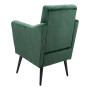32" Wood, Polyester Bastille Boho Chic Accent Chair