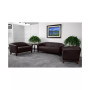Leathersoft Living Room/Reception Chair With Cherry Wood Feet