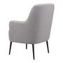 35" Steel, Polyester Tasmania Boho Chic Accent Chair