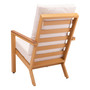 38" Aluminum, Olefin Terrio Accent Chair