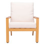 38" Aluminum, Olefin Terrio Accent Chair