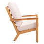 38" Aluminum, Olefin Terrio Accent Chair